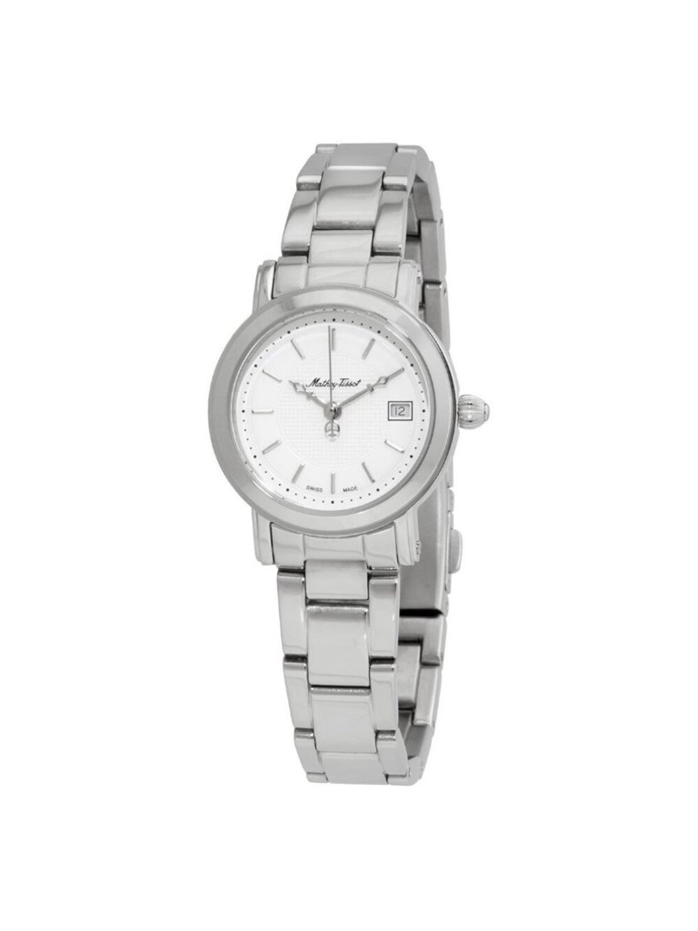 NWT Mathey-Tissot City Metal Quartz Silver-tone Ladies Watch
